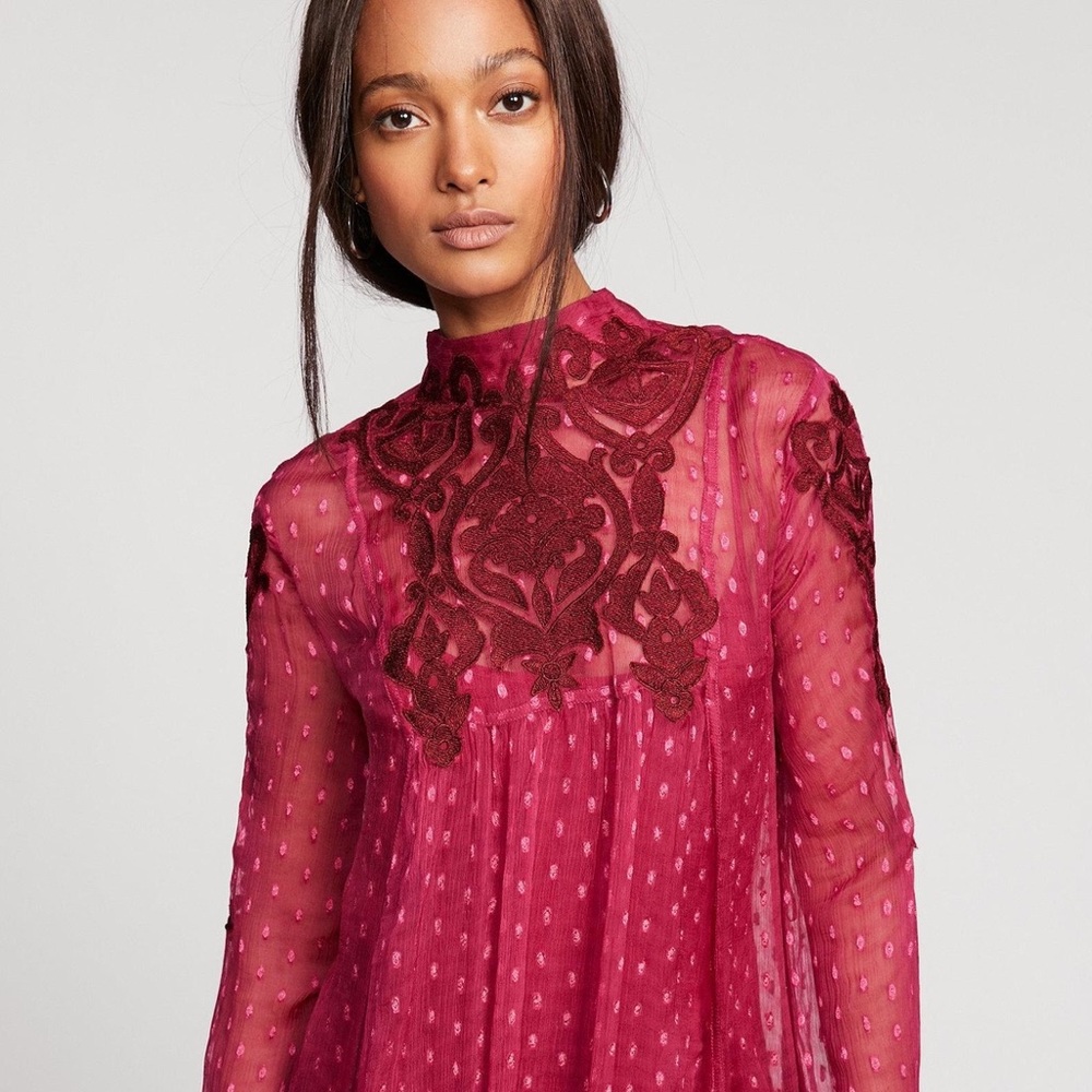 Free People Coquette mini dress
